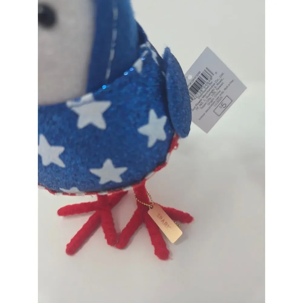 Sam & Sparky Patriotic Americana 4th of July Felt Birds